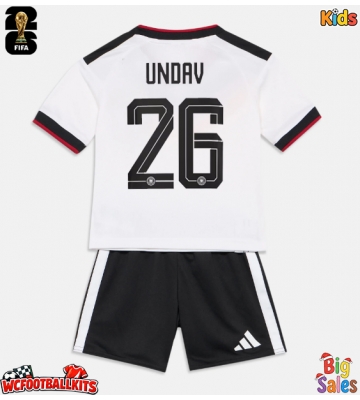 Germany Deniz Undav #26 Replica Home Stadium Kit for Kids World Cup 2026 Short Sleeve (+ pants)